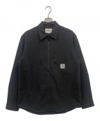 CarHarttカーハート）の古着「colewood shirt/ジップシャツ/シャツ/」｜ブラック