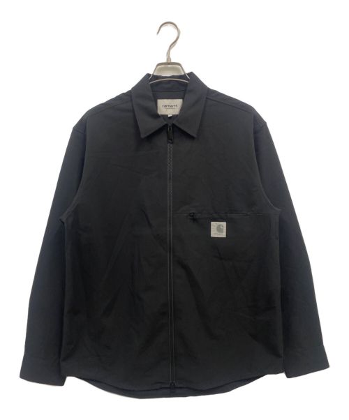 CarHartt（カーハート）CarHartt (カーハート) colewood shirt/ジップシャツ/シャツ/ ブラック サイズ:Lの古着・服飾アイテム