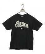 A BATHING APEアベイシングエイプ）の古着「エイプスタープリントTシャツ」｜ブラック