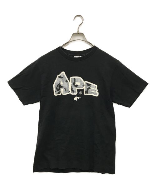 A BATHING APE（アベイシングエイプ）A BATHING APE (アベイシングエイプ) エイプスタープリントTシャツ ブラック サイズ:Mの古着・服飾アイテム