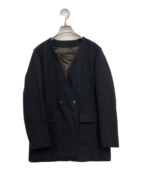 MACKINTOSH LONDON（マッキントッシュ ロンドン）MACKINTOSH LONDON (マッキントッシュ ロンドン) ストレッチダブルクロスジャケット/G5E06129 ネイビー サイズ:Lの古着・服飾アイテム