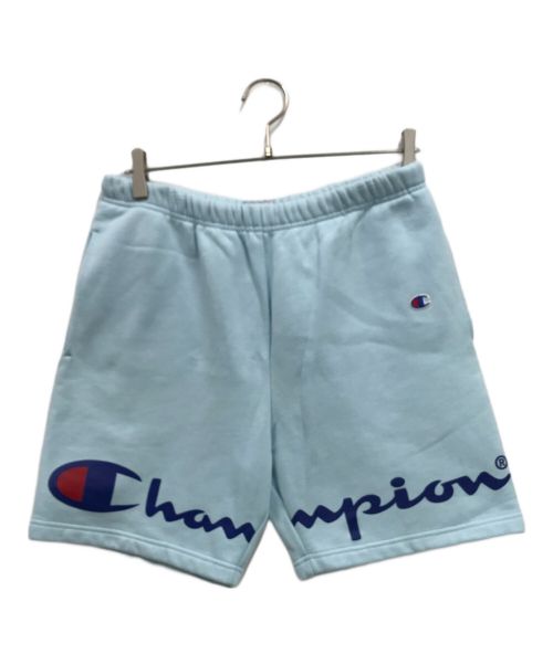 SUPREME（シュプリーム）SUPREME (シュプリーム) Champion (チャンピオン) Sweatshort PantS/ショートパンツ ブルー サイズ:Sの古着・服飾アイテム