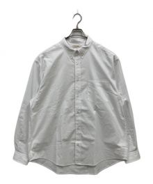 STUDIO R330（ステュディオ アールスリーサーティー）の古着「WHITE COTTON SHIRT - OVERSIZED FIT/オーバーシャツ/オーバーサイズシャツ/シャツ/SH21170-IT」｜ホワイト