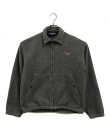 POLO SPORT（ポロスポーツ）の古着「三角ﾀｸﾞ/USA製/80-90年代/90sフリーススウィングトップ/スイングトップ/フリースジャケット」｜グレー