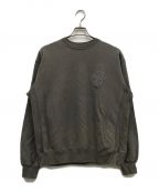 BlackEyePatchブラックアイパッチ）の古着「B Emblem Crew Sweat/スウェット/刺繍スウェット/プリントスウェット」｜グレー