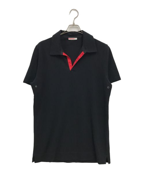 PRADA SPORTS（プラダスポーツ）PRADA SPORTS (プラダスポーツ) スキッパーポロ ブラック サイズ:Ｍの古着・服飾アイテム