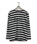 SUPREMEシュプリーム）の古着「Medium Stripe L/S Tee/ボーダーカットソー/16FW」｜ブラック