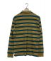 Supreme (シュプリーム) striped L/S POLO/ストライプL/Sポロ ブラウン サイズ:M：6000円