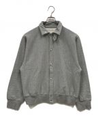 STANDARD JOURNALスタンダード ジャーナル）の古着「Snap sweat cardigan BY NISHINO/スナップスウェットカーディガン/22070600400010/カーディガン」｜グレー