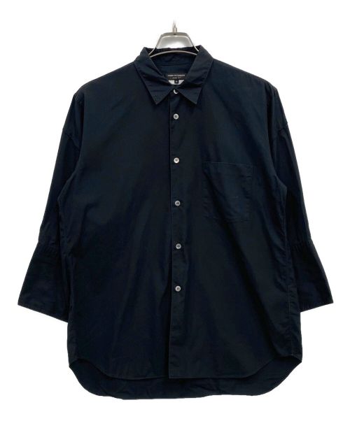 COMME des GARCONS HOMME PLUS（コムデギャルソンオムプリュス）COMME des GARCONS HOMME PLUS (コムデギャルソンオムプリュス) カフス釦ブロードシャツ//AD2016PS-B006 ブラック サイズ:Ｍの古着・服飾アイテム