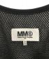 中古・古着 MM6 Maison Margiela (エムエムシックス メゾンマルジェラ) メッシュカットソー ブラック サイズ:ＸＳ：8000円