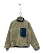 Patagoniaパタゴニア）の古着「CLASSIC RETRO-X JACKET/クラシックレトロXジャケット/ボアジャケット/23056FA21」｜アイボリー×グリーン