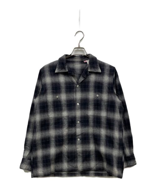 A.R.P.R?（エーアールピーエフ）A.R.P.R? (エーアールピーエフ) Ombre Check Loop Collar Shirt/チェックシャツ/オンブレシャツ/