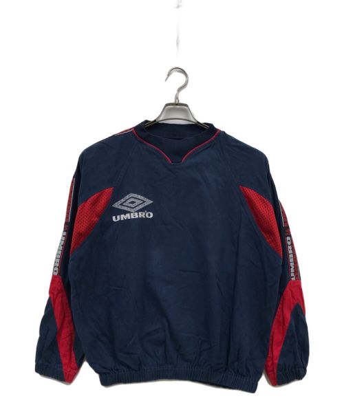 UMBRO（アンブロ）UMBRO (アンブロ) ドリルトッププルオーバー/ドリルトッププルオーバー/青タグ/90ｓ/90年代/スウェット ネイビー サイズ:Mの古着・服飾アイテム