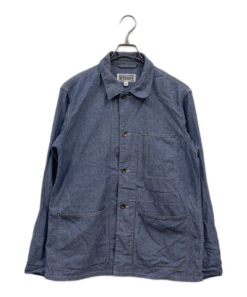 Engineered Garments（エンジニアド ガーメンツ）Engineered Garments (エンジニアド ガーメンツ) シャンブレーカバーオール/カバーオール ブルー サイズ:Ｍの古着・服飾アイテム