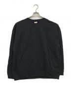 Snow peakスノーピーク）の古着「Recycled Cotton Sweat Crew-Neck/クルーネックスウェット/スウェット/SW-22SU401」｜ブラック