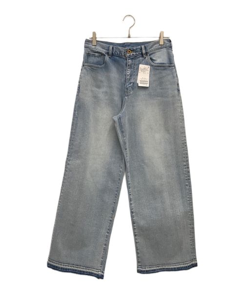 Spick and Span 5 1/2（スピックアンドスパンファイブアンドハーフ）Spick and Span 5 1/2 (スピックアンドスパンファイブアンドハーフ) LOOSE-STRAIGHT DENIM/デニムパンツ ブルー サイズ:40 未使用品の古着・服飾アイテム