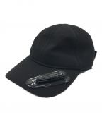 INNERRAUMインナーラム）の古着「OBJECT C46 LOW BASEBALL CAP」｜ブラック