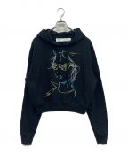 OFFWHITEオフホワイト）の古着「Womens Graphic HOODIE/OWBB016E 19003062/パーカー」｜ブラック