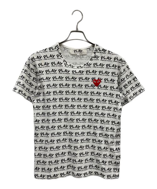 PLAY COMME des GARCONS（プレイ コムデギャルソン）PLAY COMME des GARCONS (プレイ コムデギャルソン) ロゴＴシャツ/AZ-T036 ホワイト サイズ:Ｍの古着・服飾アイテム