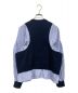 ENFOLD (エンフォルド) KNIT×SHIRT JUMPER ネイビー×ブルー サイズ:38 未使用品：23000円