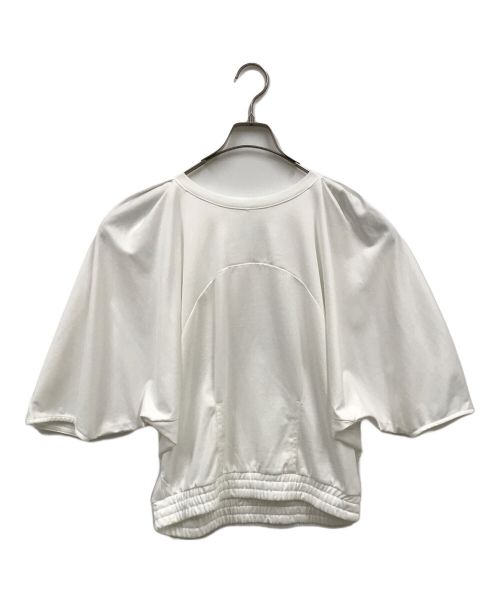 CINOH（チノ）CINOH (チノ) COTTON JERSEY DOLMAN SLEEVE T-SHIRT ホワイト サイズ:36の古着・服飾アイテム