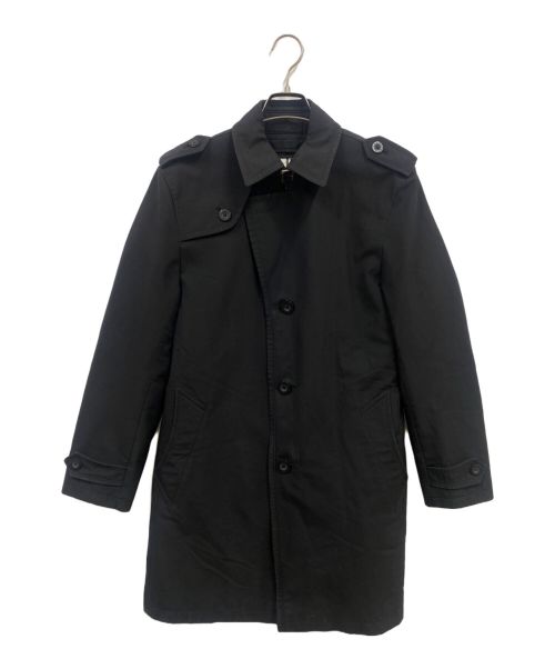 BURBERRY BLACK LABEL（バーバリーブラックレーベル）BURBERRY BLACK LABEL (バーバリーブラックレーベル) ライナー付シングルコート/BMA14901 ブラック サイズ:Lの古着・服飾アイテム