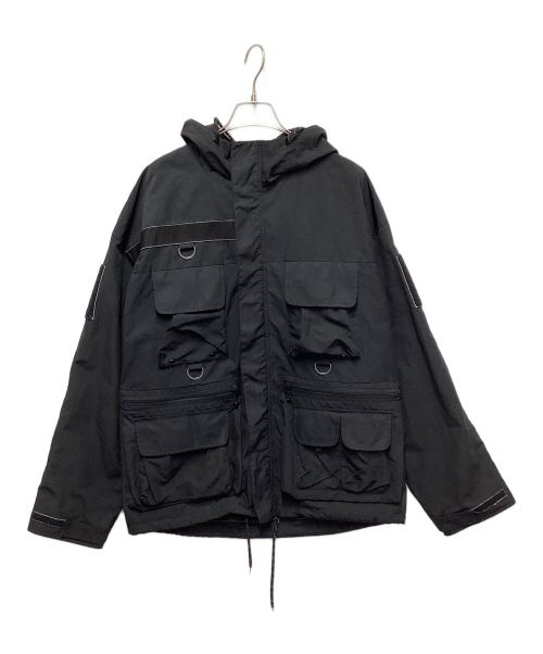 MONKEY TIME（モンキータイム）MONKEY TIME (モンキータイム) PE/N MULTI POCKET JACKET/ブルゾン ブラック サイズ:Sの古着・服飾アイテム