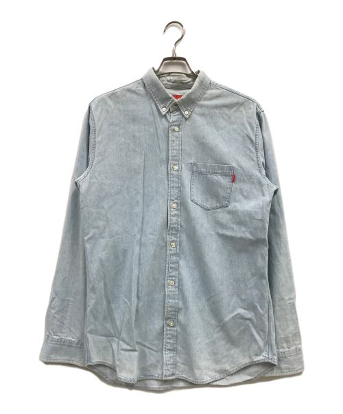 SUPREME（シュプリーム）Supreme (シュプリーム) デニムシャツ スカイブルー サイズ:Ｌの古着・服飾アイテム