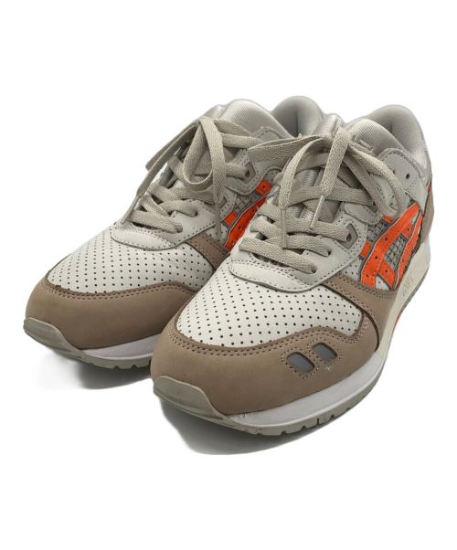 asics（アシックス）asics (アシックス) KITH (キス) GEL-LYTE 3 07 REMASTERED 1201A810 アイボリー×オレンジ サイズ:26の古着・服飾アイテム