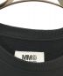 中古・古着 MM6 Maison Margiela (エムエムシックス メゾンマルジェラ) ブランドロゴ半袖Tシャツワンピース/M60271-MM006 ブラック サイズ:キッズSIZE 16：14000円