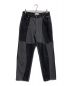 Dime（ダイム）の古着「BLOCKED RELAXED DENIM PANTS/ブラックドリラックスデニムパンツ」｜ブラック