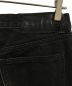 中古・古着 JOHN LAWRENCE SULLIVAN (ジョンローレンスサリバン) WASHED DENIM FLARED PANTS ブラック サイズ:46：10000円