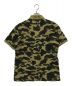 A BATHING APE (アベイシングエイプ) カモフラポロシャツ カーキ サイズ:M：8000円