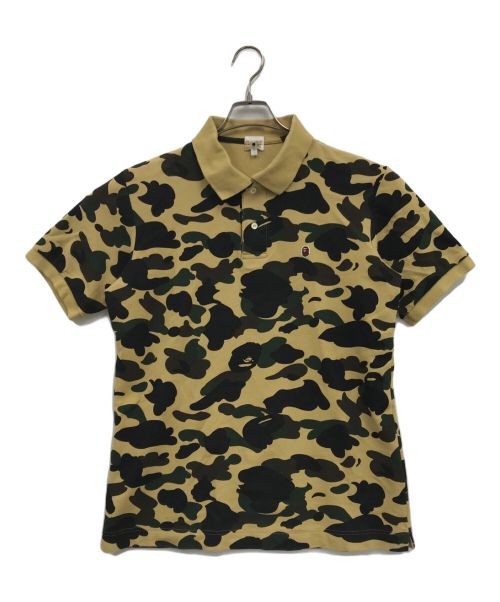 A BATHING APE（アベイシングエイプ）A BATHING APE (アベイシングエイプ) ポロシャツ ベージュ サイズ:Mの古着・服飾アイテム