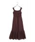 Her lip to（ハーリップトゥ）の古着「Double Bow Summer Long Dress/1222305116」｜ボルドー