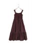 Her lip to (ハーリップトゥ) Double Bow Summer Long Dress/1222305116 ボルドー サイズ:S：7000円