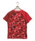 BAPE BY A BATHING APE (ベイプバイアベイシングエイプ) COLOR CAMO TEE レッド サイズ:M：8000円