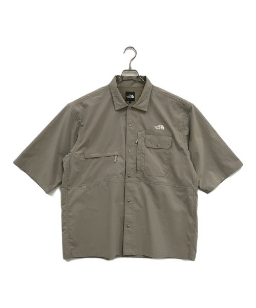 THE NORTH FACE（ザ ノース フェイス）THE NORTH FACE (ザ ノース フェイス) ショートスリーブトリップフィールドシャツ/ S/S Trip Field Shirt  グレー サイズ:Lの古着・服飾アイテム