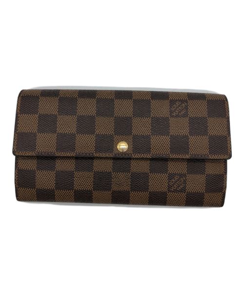 LOUIS VUITTON（ルイ ヴィトン）LOUIS VUITTON (ルイ ヴィトン) ポシェット・ポルト・モネ・カルト クレディ/N61724 ブラウンの古着・服飾アイテム