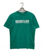 MONCLERモンクレール）の古着「プリントTシャツ/G10918C7D910」｜グリーン