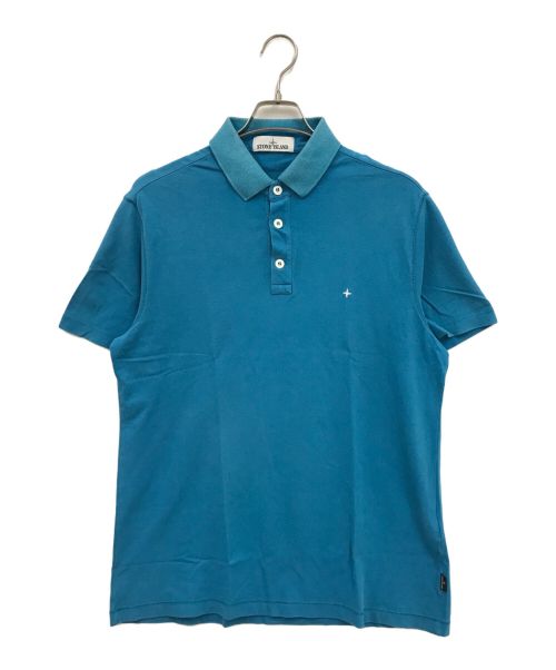 STONE ISLAND（ストーンアイランド）STONE ISLAND (ストーンアイランド) ポロシャツ ブルー サイズ:XLの古着・服飾アイテム