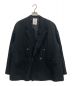 MAISON SPECIAL（メゾンスペシャル）の古着「Lyocell Twill Chambray Prime-Over Double Tailored Jacket/11241111202」｜ブラック