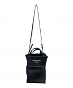 Acne studiosアクネ ストゥディオス）の古着「ペイパリーナイロントートバッグ/FN-UX-BAGS000048/ショルダーバッグ」｜ブラック