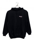 BALENCIAGAバレンシアガ）の古着「Political Campaign Medium Fit Hoodie/578135 TIV53」｜ブラック