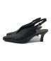 Mame Kurogouchi (マメクロゴウチ) Curved Line Sling Back Heels/AC301 ブラック サイズ:22 1/2：21000円