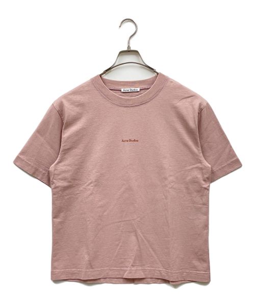 Acne studios（アクネ ストゥディオス）Acne studios (アクネ ストゥディオス) フロントロゴTシャツ/FN-WN-TSHI000196/半袖カットソー/半袖Tシャツ ピンク サイズ:Ｓの古着・服飾アイテム