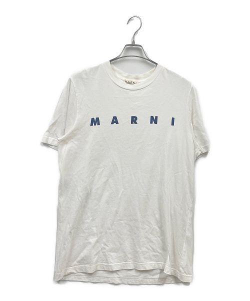 MARNI（マルニ）MARNI (マルニ) MARNIロゴTシャツ/HUMU170P0-S22763 ホワイト サイズ:52の古着・服飾アイテム