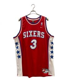 NIKE（ナイキ）の古着「SIXERS IVERSON ゲームシャツ/ゲームシャツ/タンクトップ」｜レッド