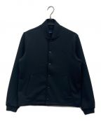 FRED PERRYフレッドペリー）の古着「Jersey Bomber Neck Jacket/F2583」｜ブラック